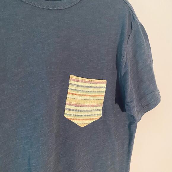 Marine Layer Men's size Small Navy Blue Short Sleeve T-Shirt Lightweight - Picture 3 of 8